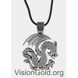 Cool Men's Dragon Necklace • Collares para hombres • Colgantes