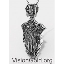 Μενταγιόν Ιησούς Χριστός Νικά Με Τον Αρχάγγελο Μιχαήλ 0234