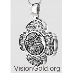 Saint Michael Archangel Guardian Angel Orthodox Cross Pendant