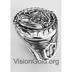 Signet Religious Christian Jesus Ring 0725