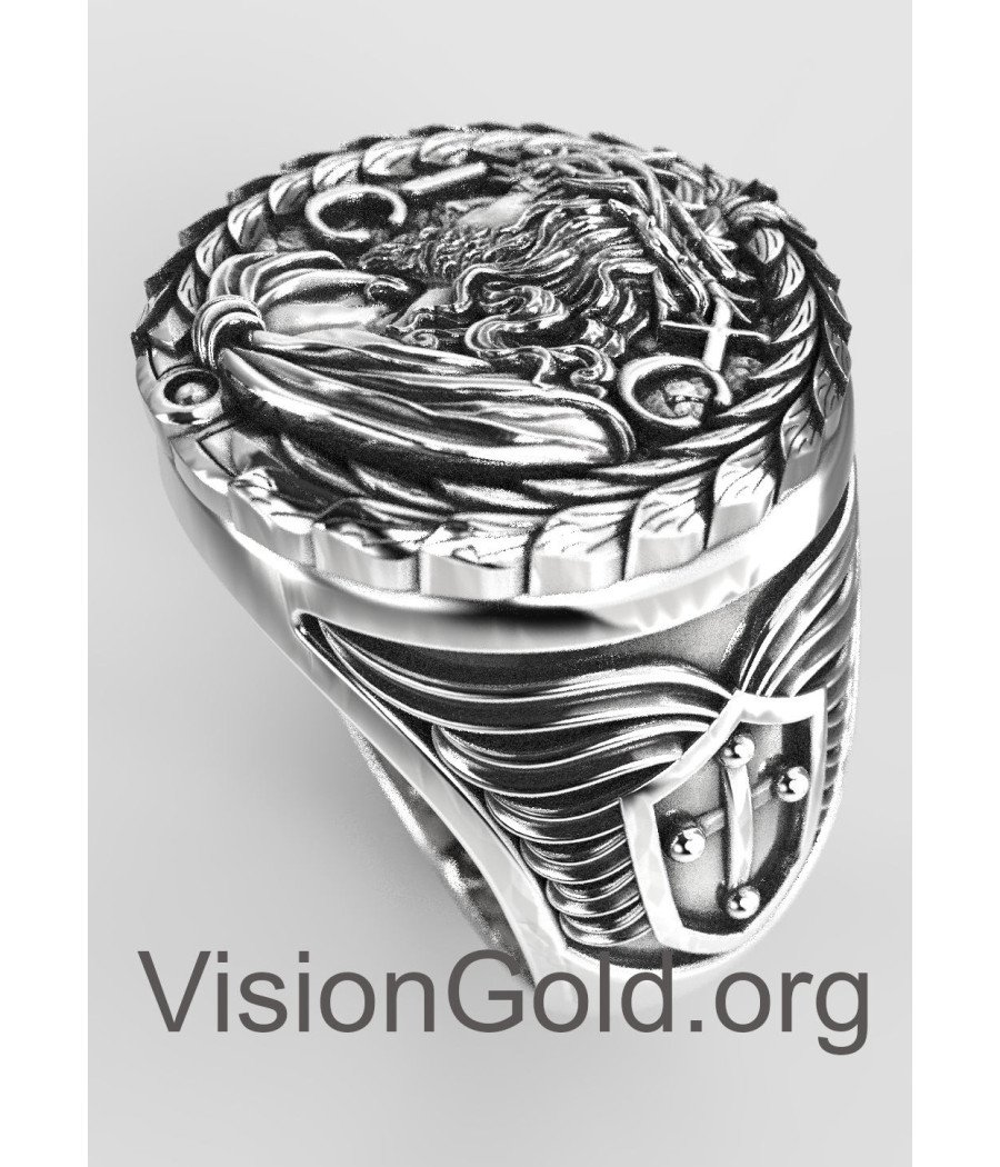 Signet Religious Christian Jesus Ring 0725