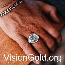 Δαχτυλίδι με τον Ιησού Χριστό, Δαχτυλίδι Ασημένιο 925 Ιησούς