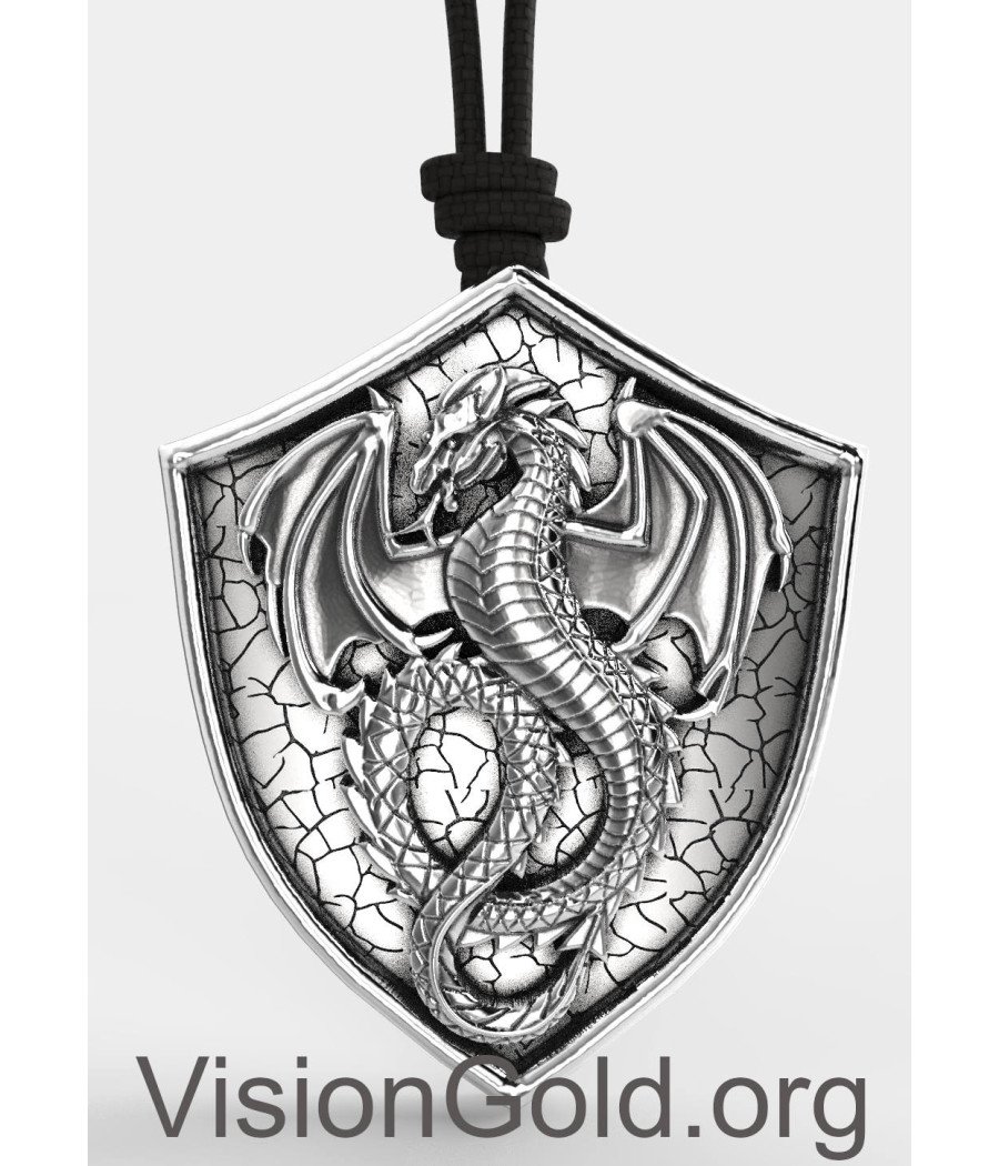 Special Dragon Anhänger, Silber Drachen Halskette