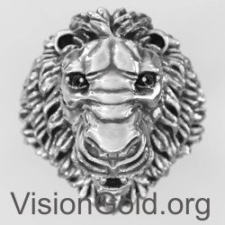 Ανδρικο Δαχτυλιδι,Δαχτυλίδι Λιοντάρι,Ανδρικό Δαχτυλίδι Λιοντάρι