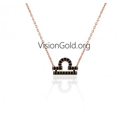 Necklace with Star sign Libra