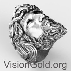 Face Ring Of Lord Jesus Christ,Jesus Christ Ring