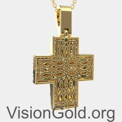 Doopkruisje Voor Meisje In Geel Goud 14 Karaat Doopkruisjes Workshop 0131k