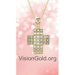 Doopkruisje Voor Meisje In Geel Goud 14 Karaat Doopkruisjes Workshop 0131k