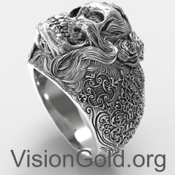 Ιδιαιτερα Ανδρικα Δαχτυλιδια Νεκροκεφαλή,Δαχτυλίδια Από