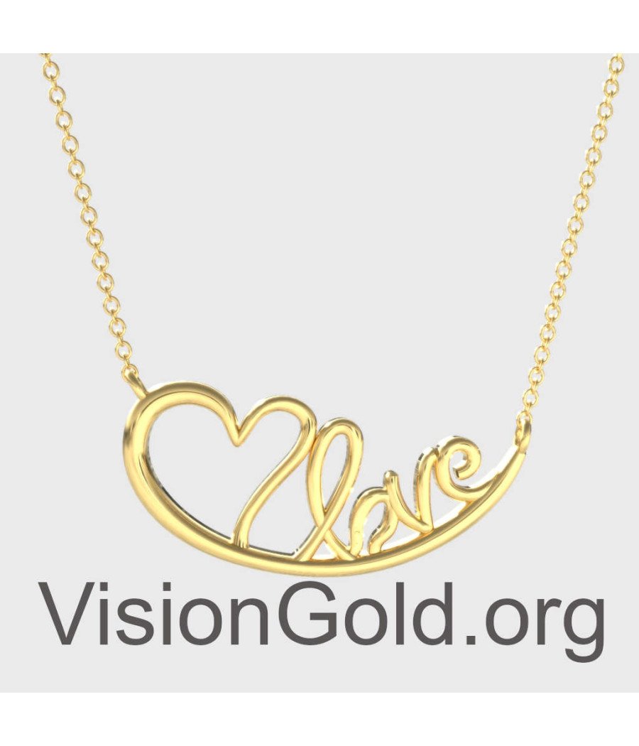 Γυναικειο Κολιε Καρδια Love