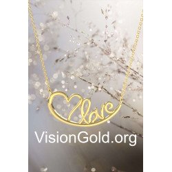 Γυναικειο Κολιε Καρδια Love