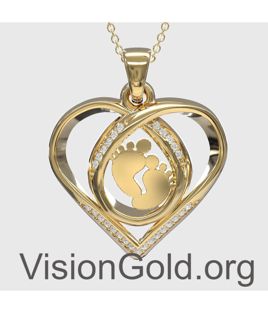 Κολιε Καρδια Με Πατουσακια