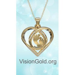 Κολιε Καρδια Με Πατουσακια