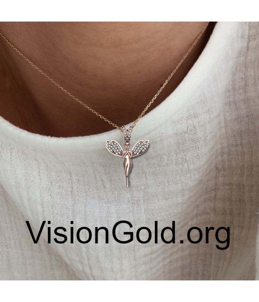 VisionGold.org® silbernes Wasserhalsband|Silbernes