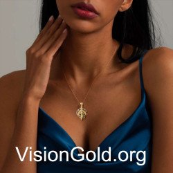 Κολιε Φυλο  Με Ζιργκον Πετρες