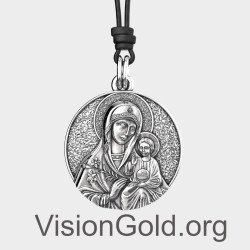 Ожерелье Пресвятой Девы Марии с младенцем Иисусом 0314