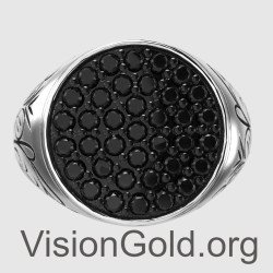 Anello da uomo Chevalier con pietre 0055