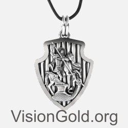 Православное ожерелье Святого Георгия для мужчин - Православное