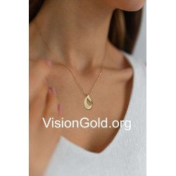 Изысканное золотое колье для женщин 0829K