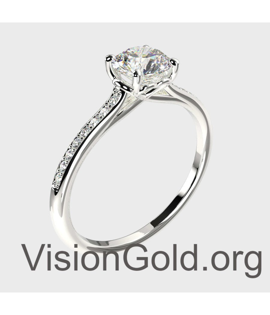 Solitaire Wedding Ring 0,50 Ct MON-0343MP