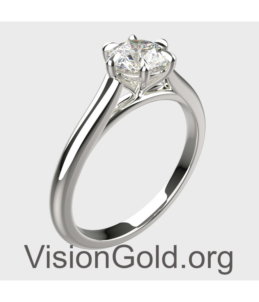 Εντυπωσιακό Μονόπετρο Δαχτυλίδι 0,50 ct MON-0345