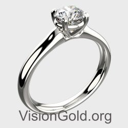 Minimalist Engagement Ring For Women 0,50 ct MON-0346