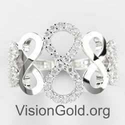 Infinity Forever Love Knot - Love Ring - Infinity Ring 1299L