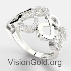 Infinity Forever Love Knot - Love Ring - Infinity Ring 1299L