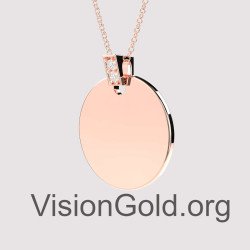 Custom Engraving Pendant Necklace 0548R