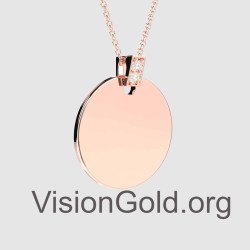 Custom Engraving Pendant Necklace 0548R