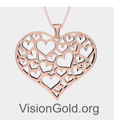Sparkle and Warmth: Showcase Refinement with a Rose Gold Heart