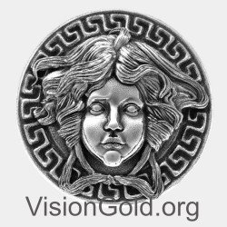 Κομψό Δαχτυλίδι Από Ασήμι 925 Μέδουσα 1335