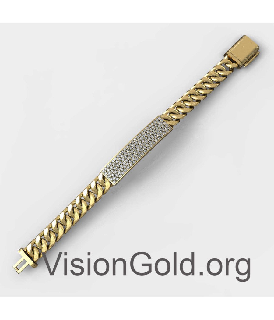 Mens Cuban Link Bracelet 0028KAP