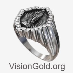 Anillo Caballero de Lujo Nuestra Señora de Guadalupe 1336