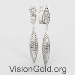 Wedding Long Dangling Earrings 0314L