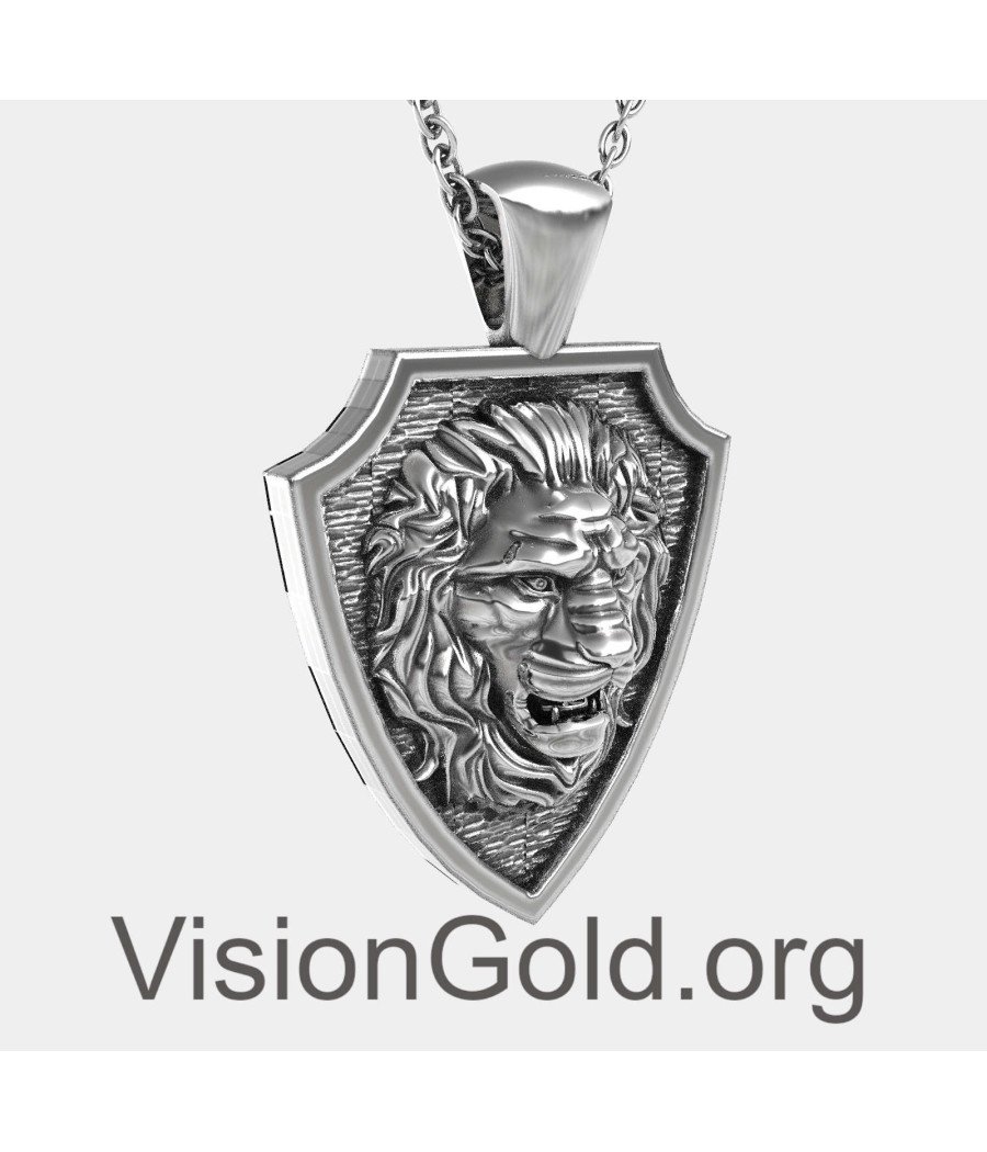 Lion Shield Pendant 0346