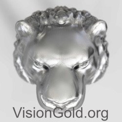 Εντυπωσιακό Δαχτυλίδι Λιοντάρι - Ανδρικό Δαχτυλίδι Λέων 0038