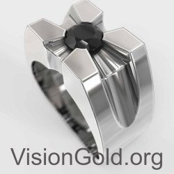 Ασημένιο Χειροποίητο Ανδρικό Δαχτυλίδι 0051