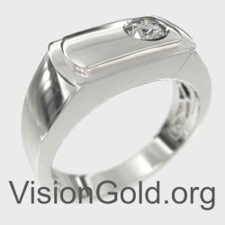 Klassischer Ring für Männer - Ring Geschenk für Bräutigam 0016