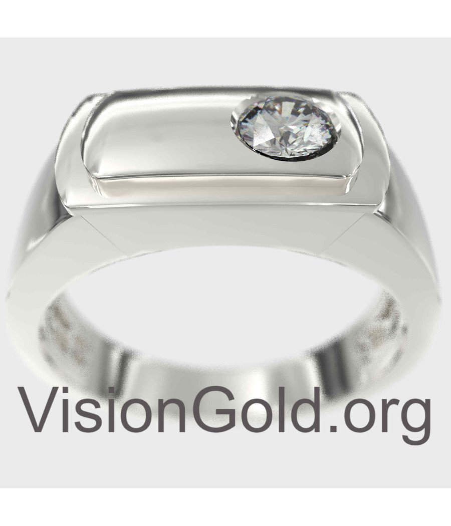 Klassischer Ring für Männer - Ring Geschenk für Bräutigam 0016