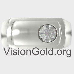 Классическое кольцо для мужчин - Подарочное кольцо для жениха