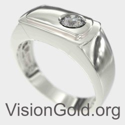 Klassischer Ring für Männer - Ring Geschenk für Bräutigam 0016