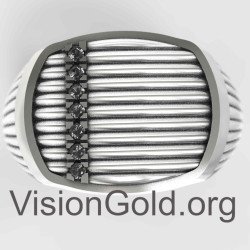 Ασημενιο Χειροποιητο Ανδρικο Δαχτυλιδι Με Ζιργκον | Φθηνά