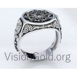 Ανδρικό Δαχτυλίδι Vintage 0062