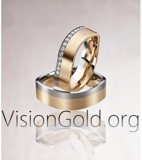 Anillos de boda que reflejan su individualidad en Visiongold