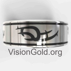 Ασημενιο Ανδρικο Δαχτυλιδι Βερα 0070