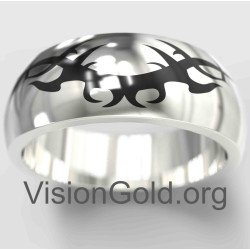 Tribal Ανδρικο Δαχτυλιδι Βερα 0071