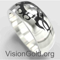 Tribal Ανδρικο Δαχτυλιδι Βερα 0071