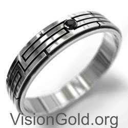 Ανδρικο Δαχτυλιδι Βερα Με Πετρα 0087