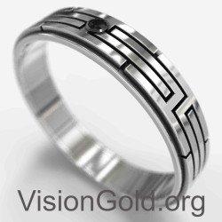 Ανδρικο Δαχτυλιδι Βερα Με Πετρα 0087